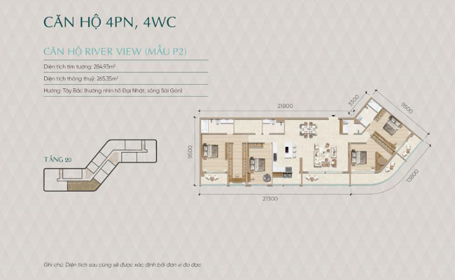 Layout căn hộ Diamond City